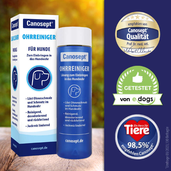 Canosept Ohrreiniger für Hunde 125 ml
